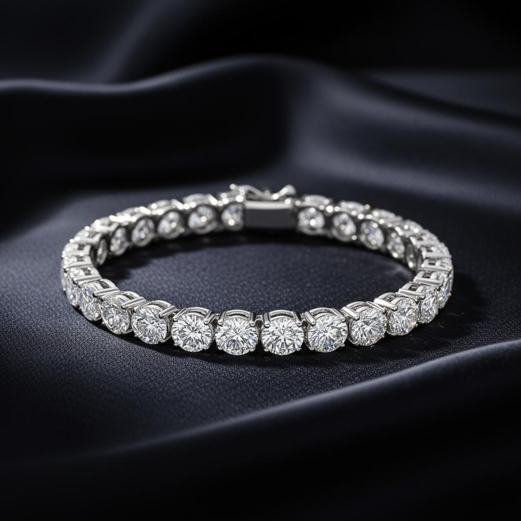 Lab Diamond Tennis Bracelet
