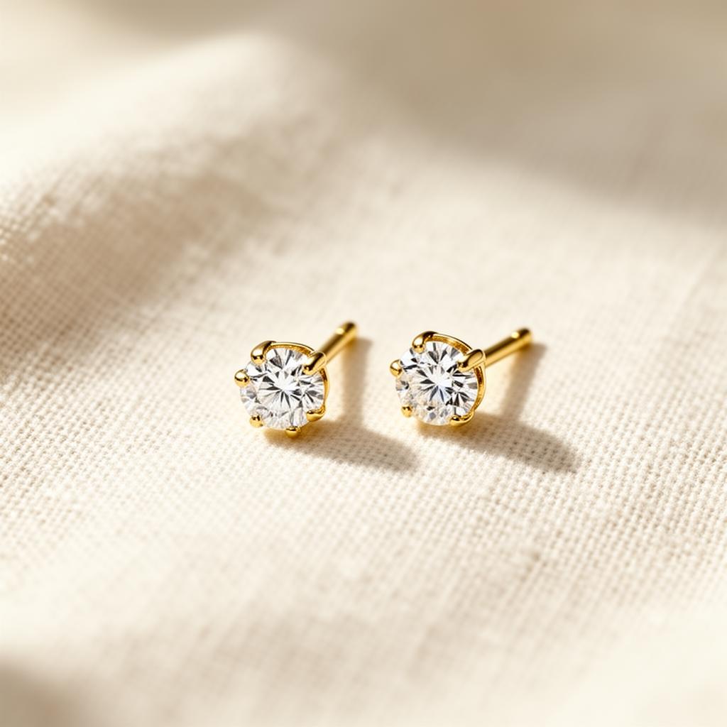 Diamond Stud Earrings