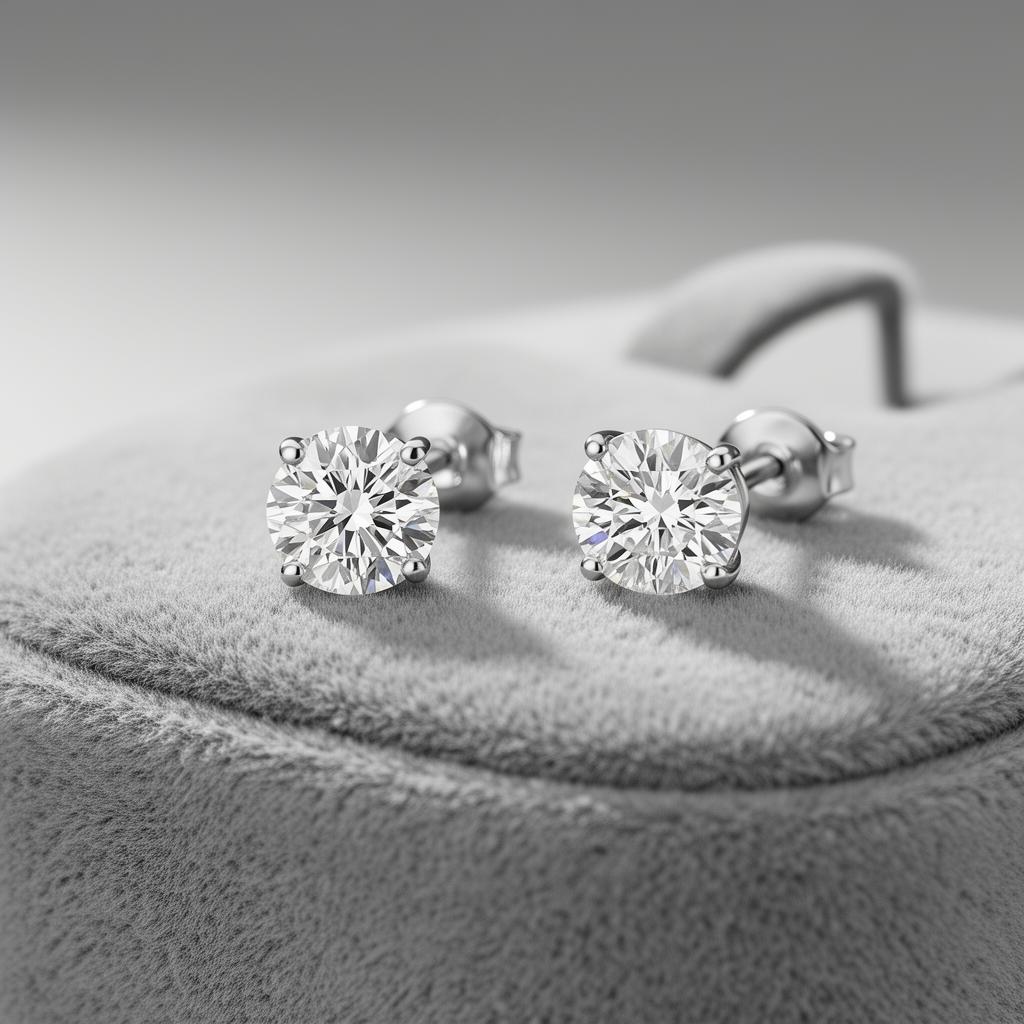 Diamond Stud Earrings