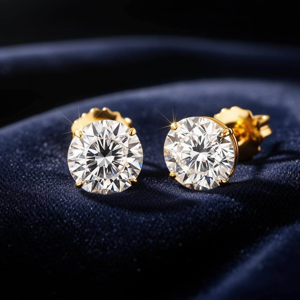 Diamond Stud Earrings