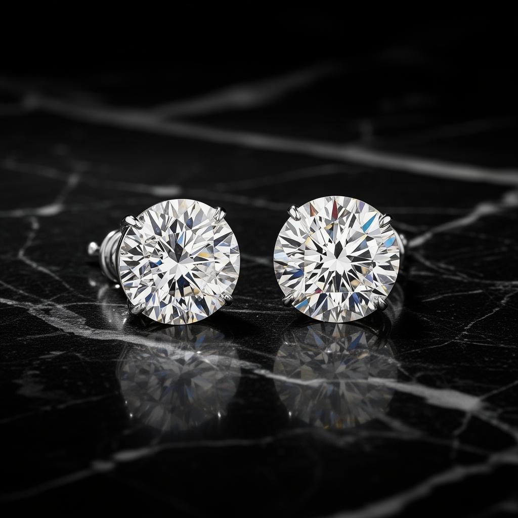 Diamond Stud Earrings